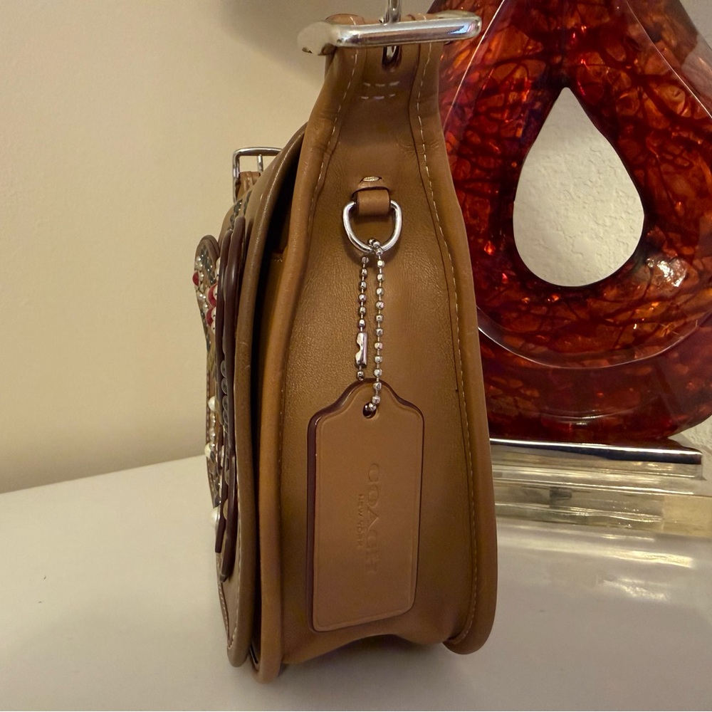 Butterfly-Studded Coach Crossbody Bag - Picture 3 of 15